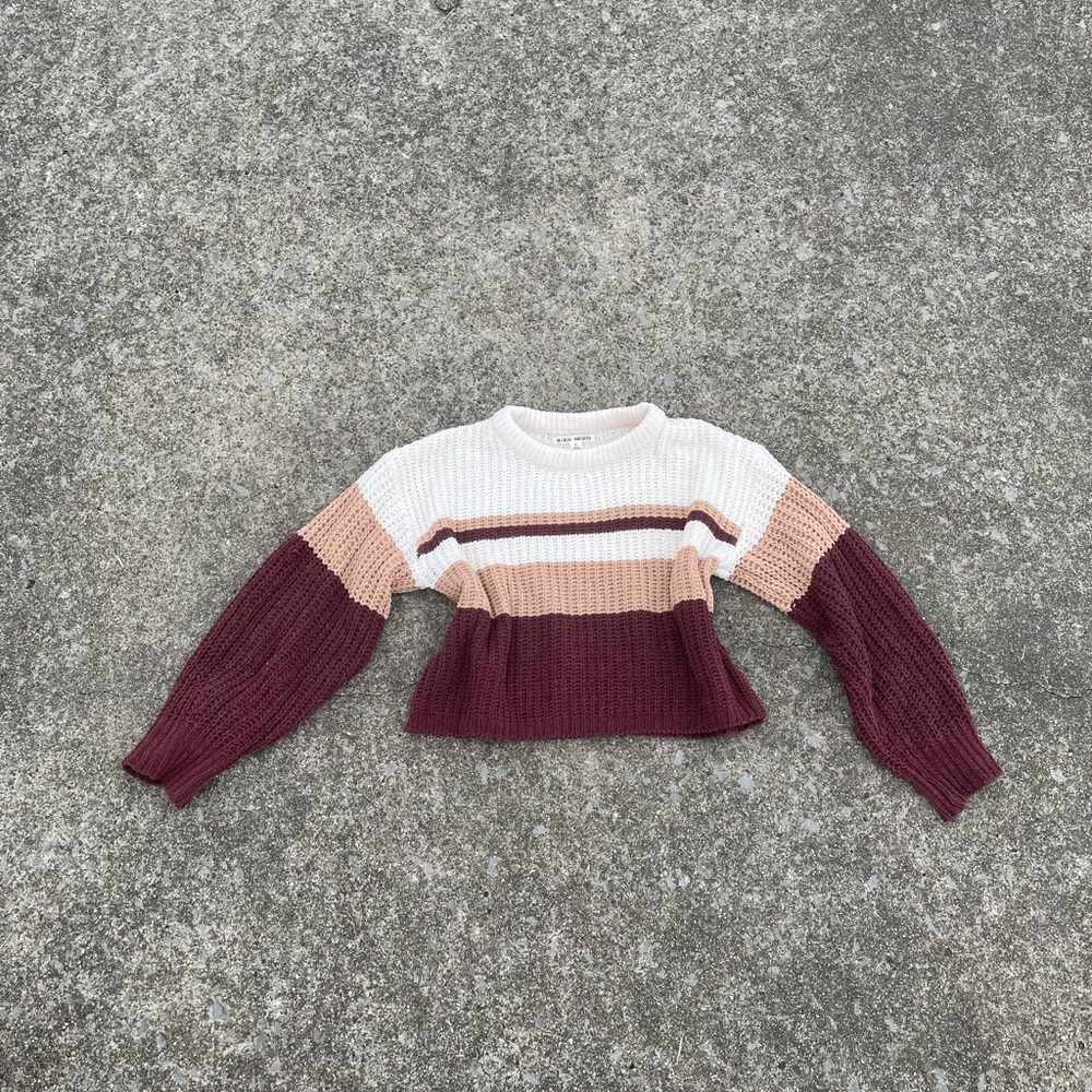 Colorblock Knit Sweater